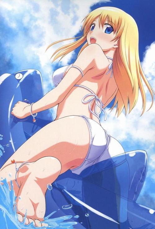 动漫美女穿泳衣,动漫美女魅力四射